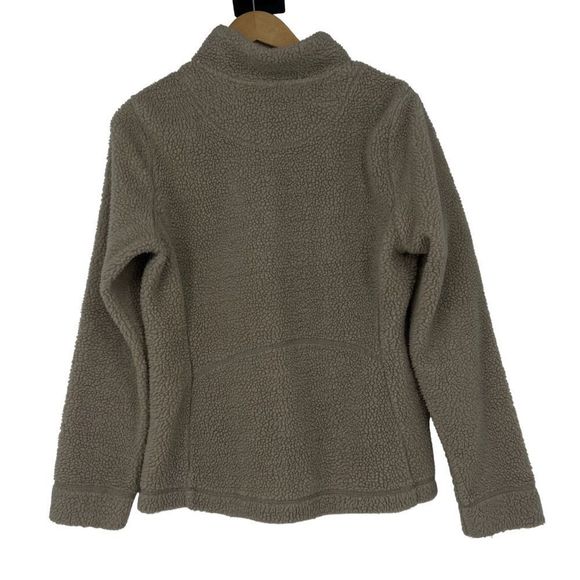 Tweeds Full Zip Sherpa Fleece Jacket | Size Large | Cozy Taupe - Picture 2 of 10